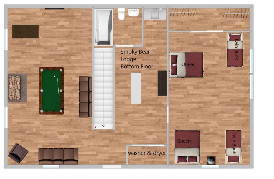 Smoky Bear Lodge With Guest House, Hot Tub, 1089 Free Tickets Each Paid Day, Dollywood And More 塞维尔维尔 外观 照片