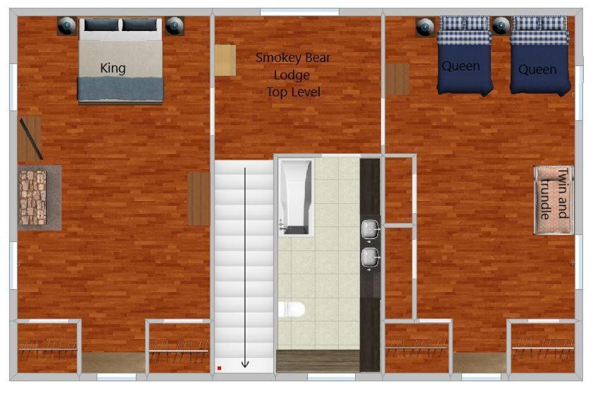 Smoky Bear Lodge With Guest House, Hot Tub, 1089 Free Tickets Each Paid Day, Dollywood And More 塞维尔维尔 外观 照片